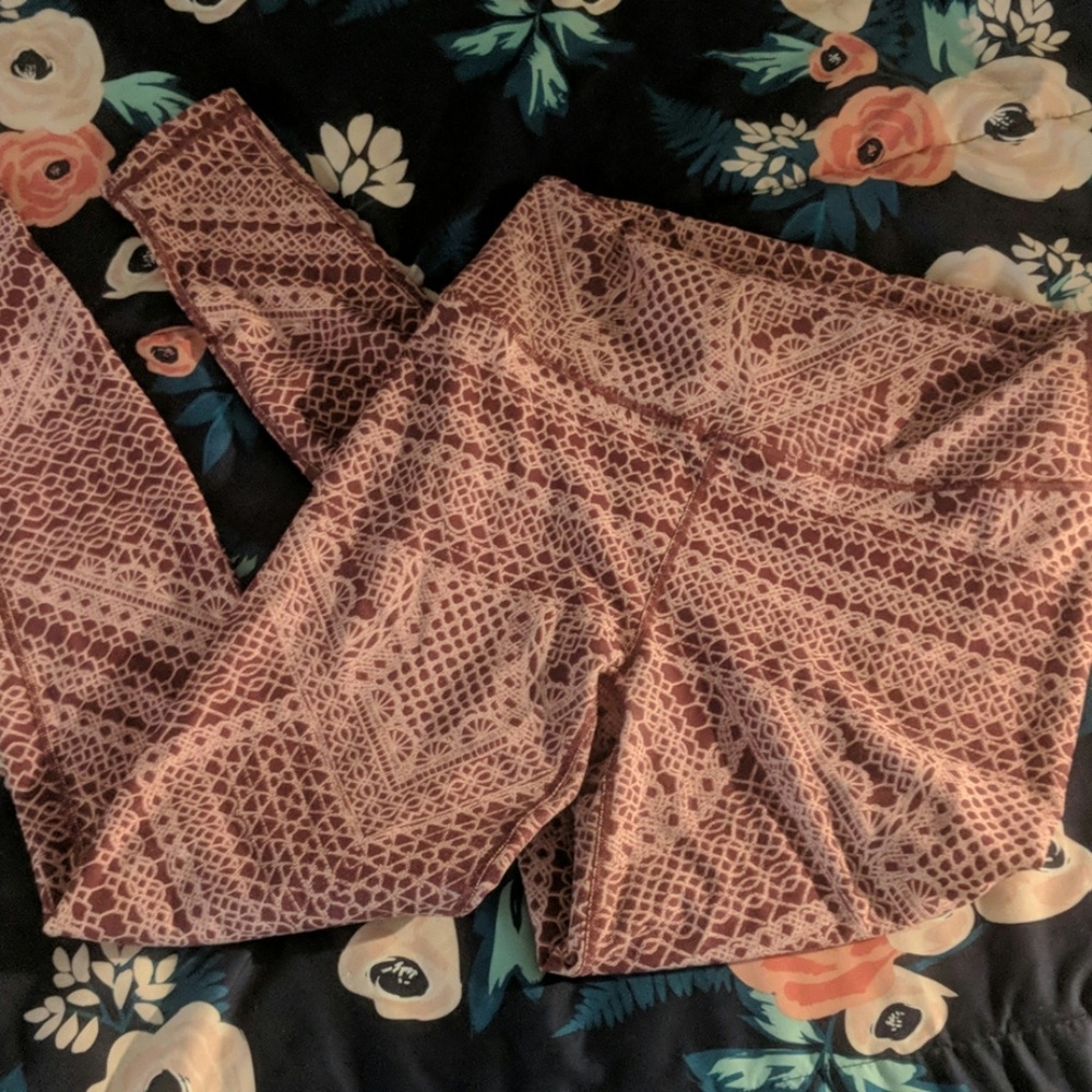 Maroon Workout/ yoga pants